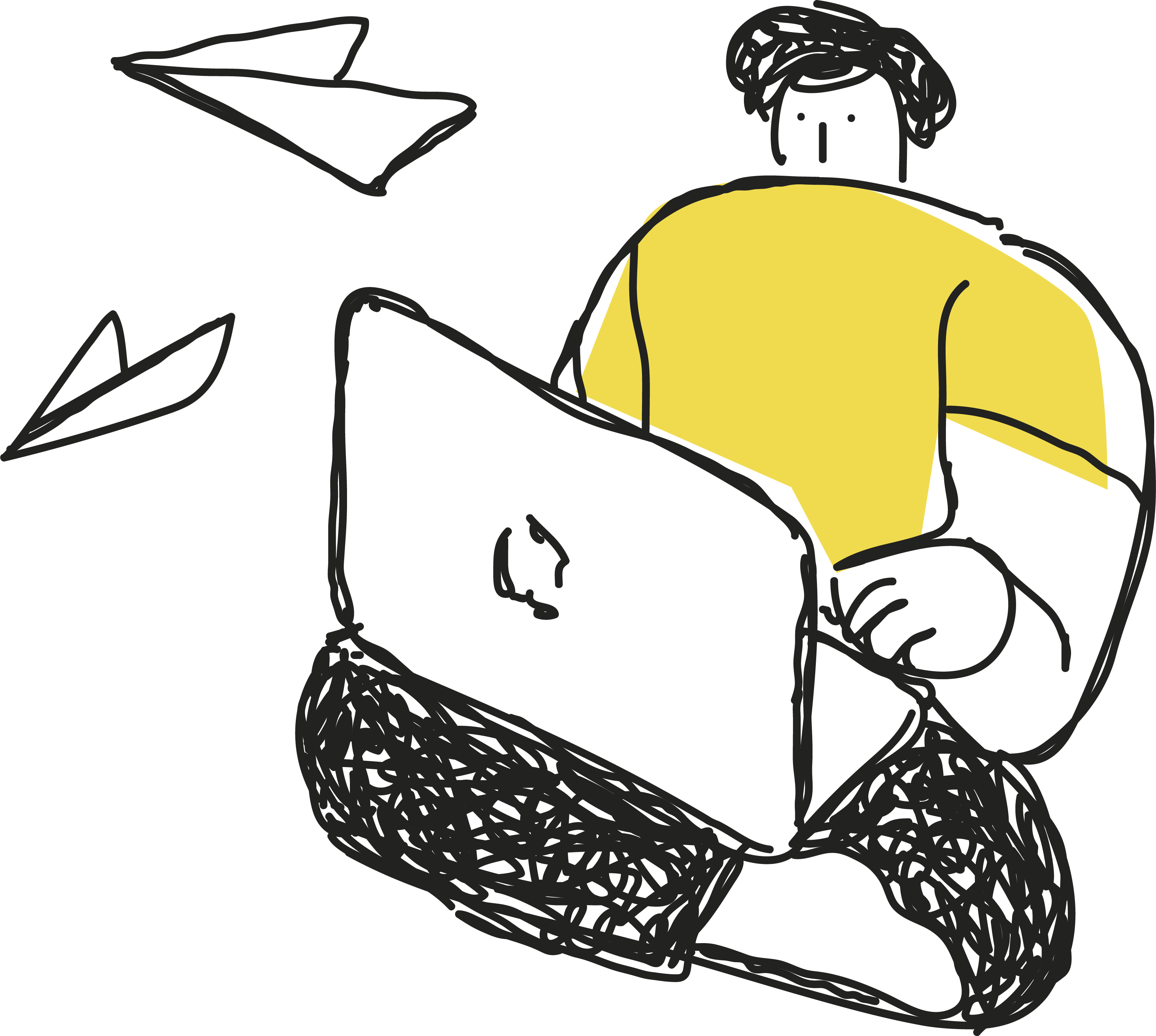 Modern website header image