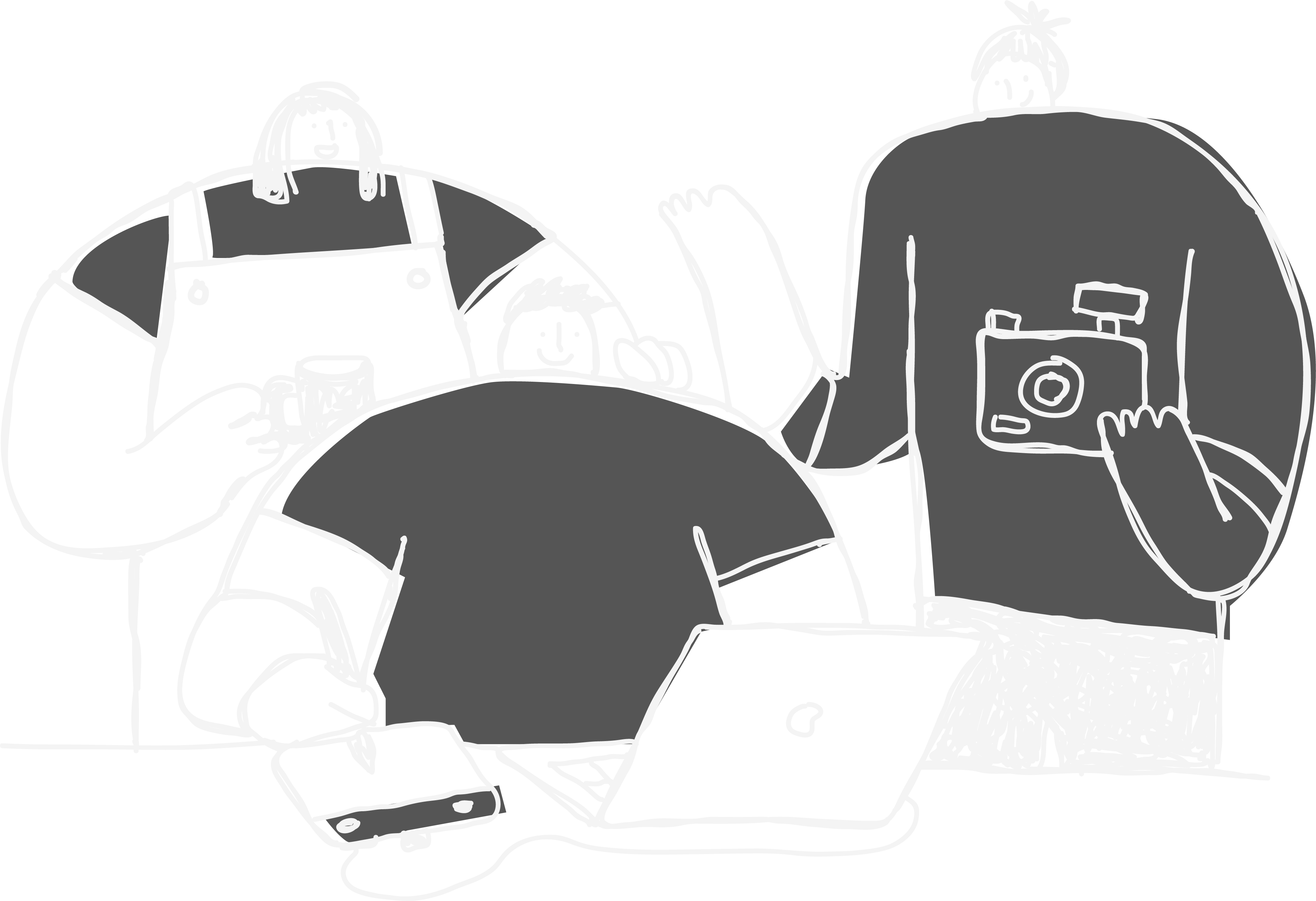 Modern website header image