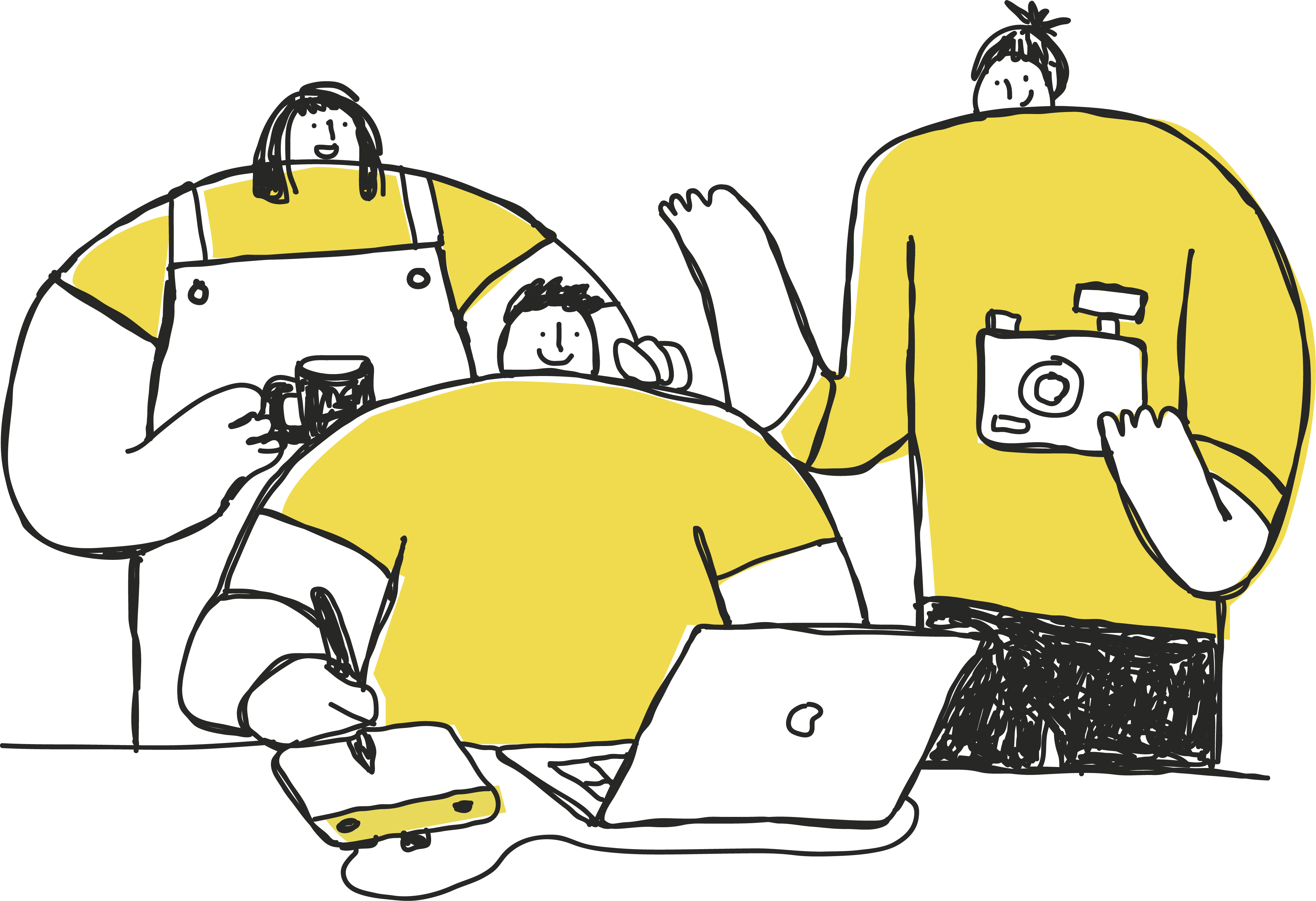 Modern website header image
